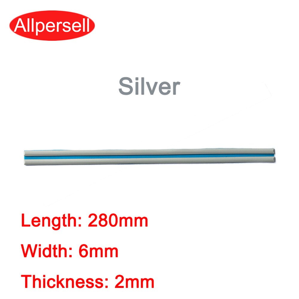 Notebook rubber pad for HP 15 inch shell Dell Lenovo notebook rubber strip bottom shell silver foot pad 280mm