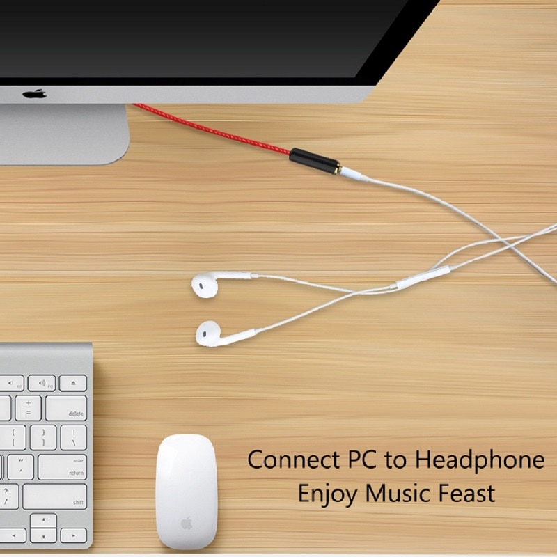 3.5mm przedłużacz kabla audio Jacek 3.5 męnarty na żeńnarty przedłużacz słuchawkowy kabel samochodowy kod Aux robić słuchawek Xiaomi Redmi 5 plus PC