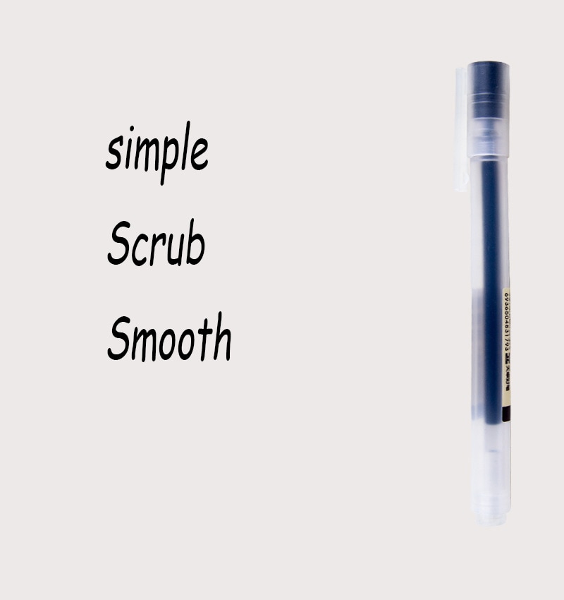 6 Stks/set Muji Stijl Japanse Gel Pen 0.5 Mm Zwarte Inkt Pen Maker Pen School Kantoor Student Examen Schrijven Briefpapier supply