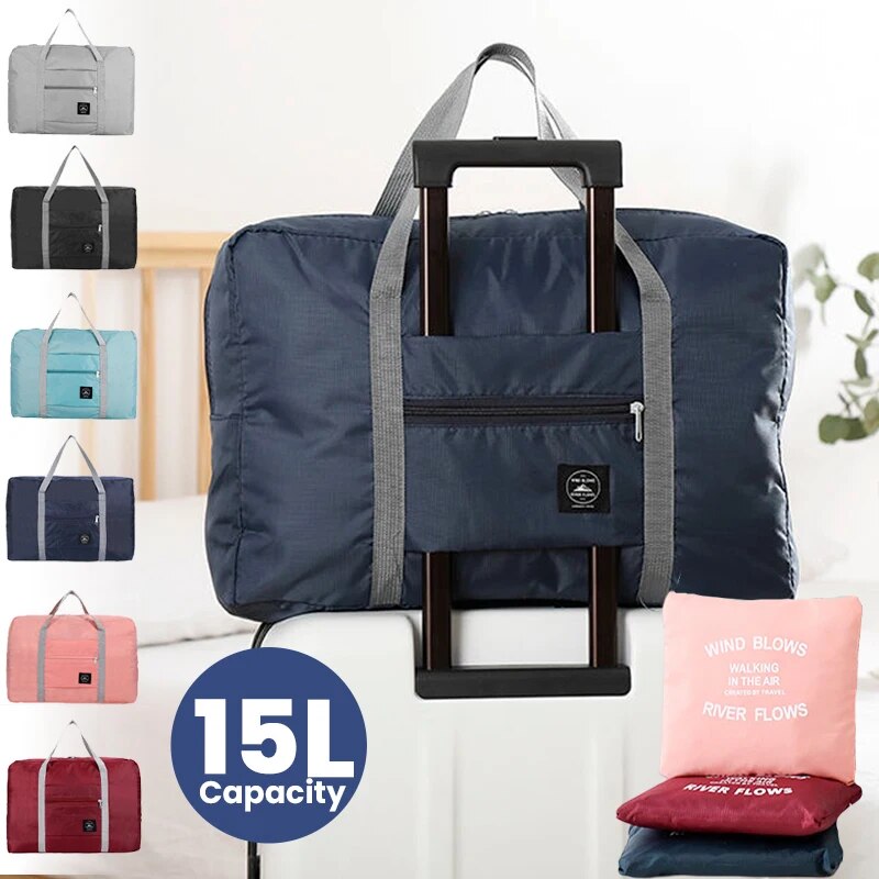 Modieuze opvouwbare reistas: spatwaterdichte handbagage met grote capaciteit voor unisex fitness- en vakantiereizen