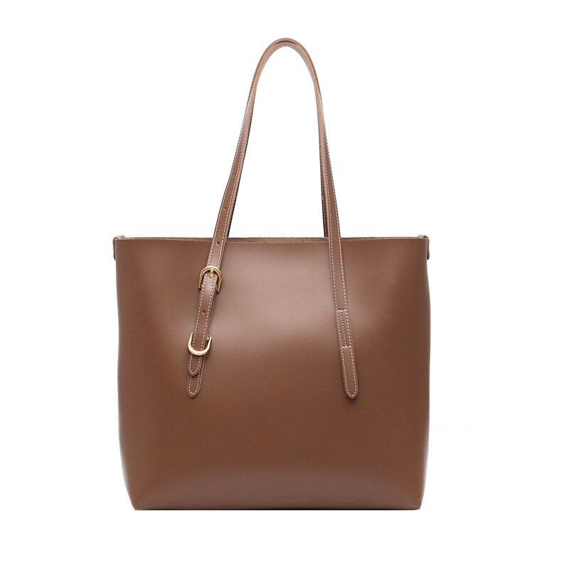 Women's Bags Bulk totes Shoulder Bag Simple Defining a Hand Bag: Dark Brown