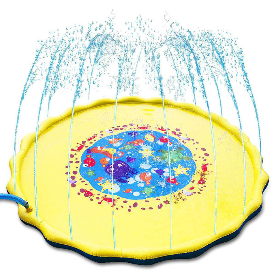 Infantil Prato Spiaggia del cavalla Animale Gonfiabile Acqua Nebulizzata Bambini spruzzatore Gioco pad Zerbino Vasca Nuoto pad per Bambini tutto'aperto di sport Piscine