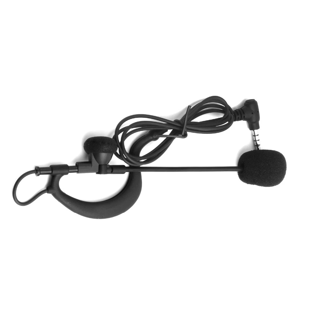 6/1PCS EJEAS V6C Referee Earhook Headphone 3.5mm Jack Headset Microphone Mic for Vnetphone V6C/V4C Motorcycle Helmet Interphone