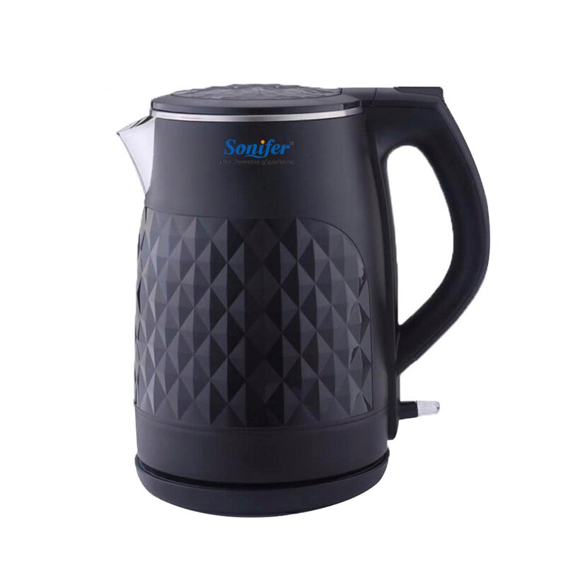 Sonifer – bouilloire électrique sans fil en acier inoxydable 304, théière bouillante à chauffage rapide, 1850W, 1,8 l