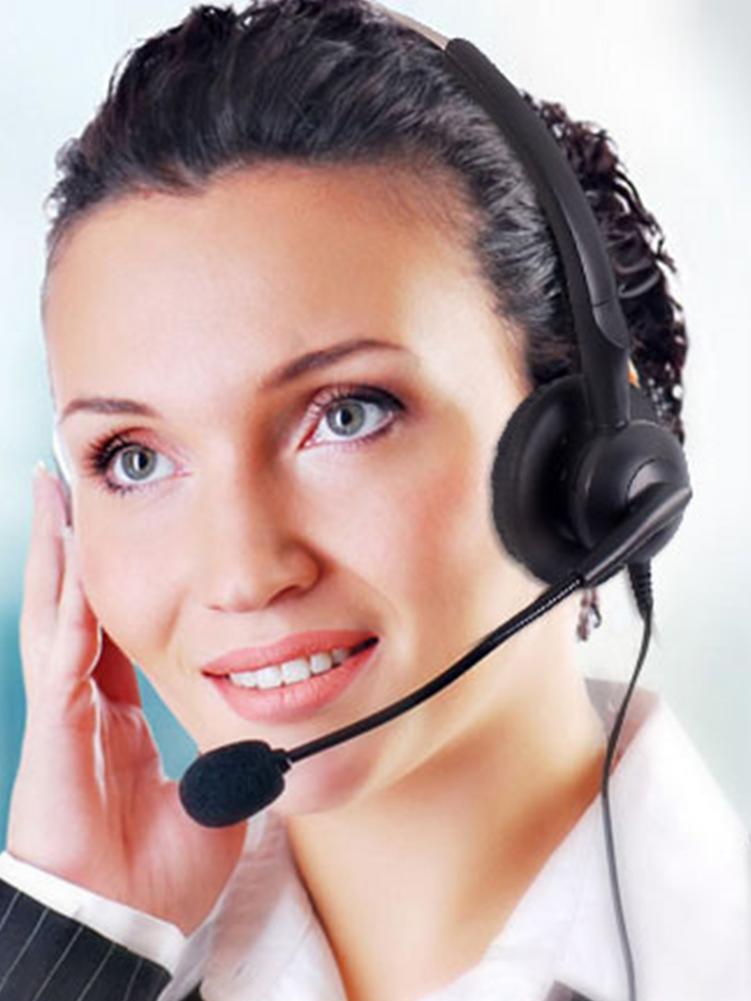 HT103U USB Headset with Microphone Noise Cancelling Computer Wired Headphone for Call Center Skype Chat