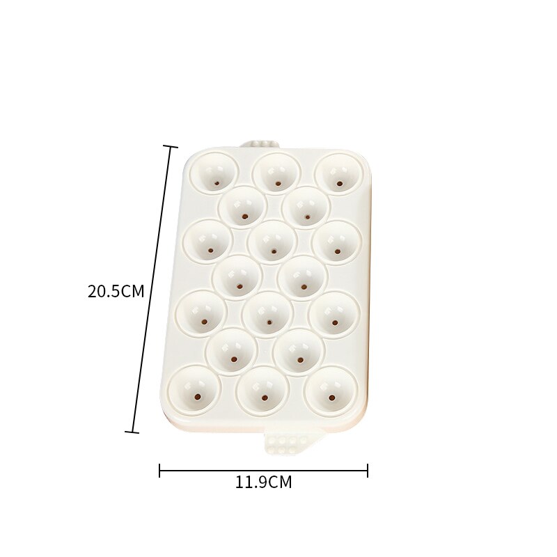 20 /14/18 Grids Stackable Ice Cube Mold Ice Cube Tray For Whiskey Cocktail Ice Ball Cube Maker Safety Plastic Sphere Mould