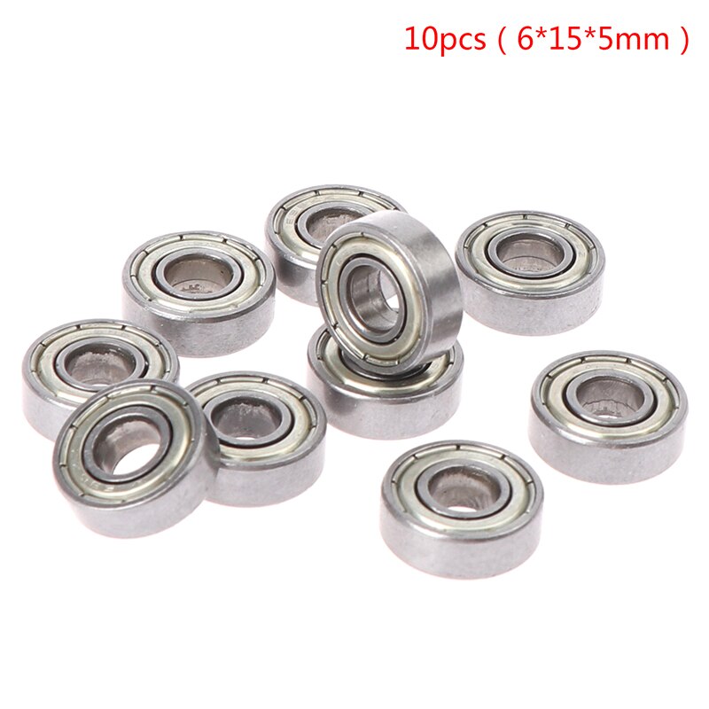 10pc 693zz 605rs 605zz 698zz 624zz 694zz 695zz 696zz miniatyrkulelager små dobbeltskjermede: 696zz
