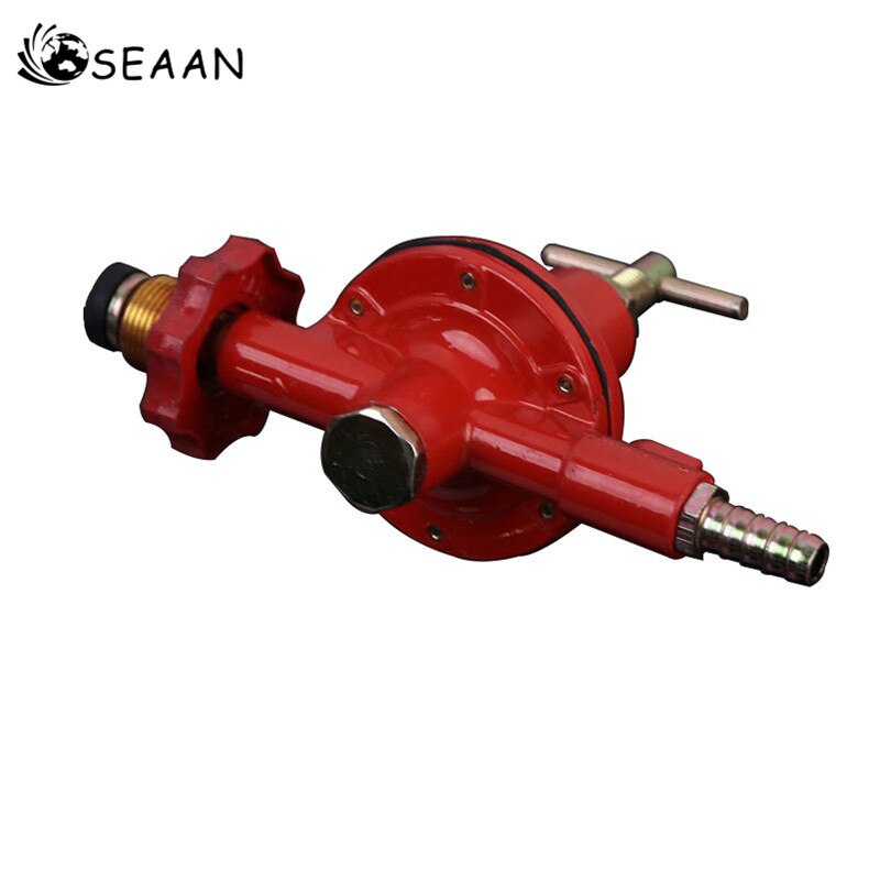SEAAN, 1 Uds., 0-30PSI, regulador ajustable de propano de alta presión, Gas licuado, para exteriores, barbacoa, quemador, freidora, válvula, presurizador eléctrico