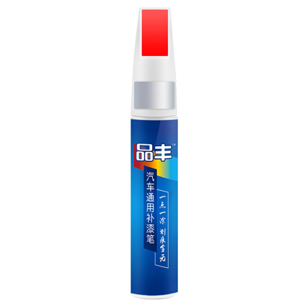 12ml bil maling pen universel auto maling pleje giftfri vandtæt klar pels ridse remover til biler i enhver farve: Rød