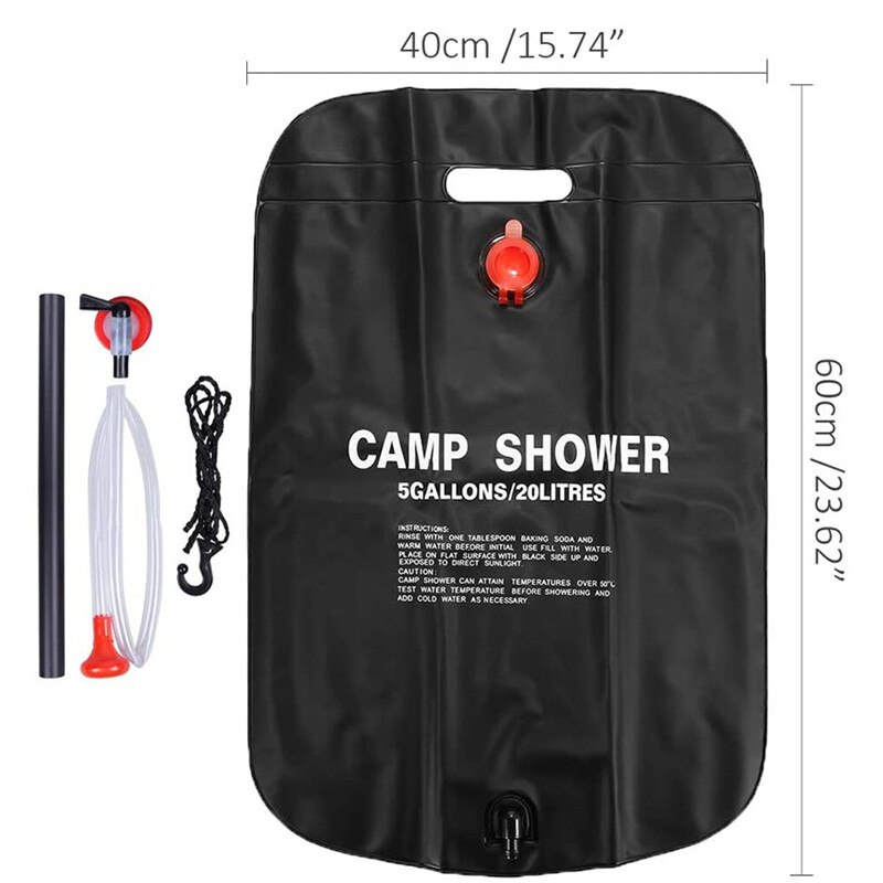 Camping Draagbare Douche Outdoor Wandelen Toeristische Tent Bad Reizen Zomer Vouwen Solar Water Fietsen Hydration Bag Voor Toerisme