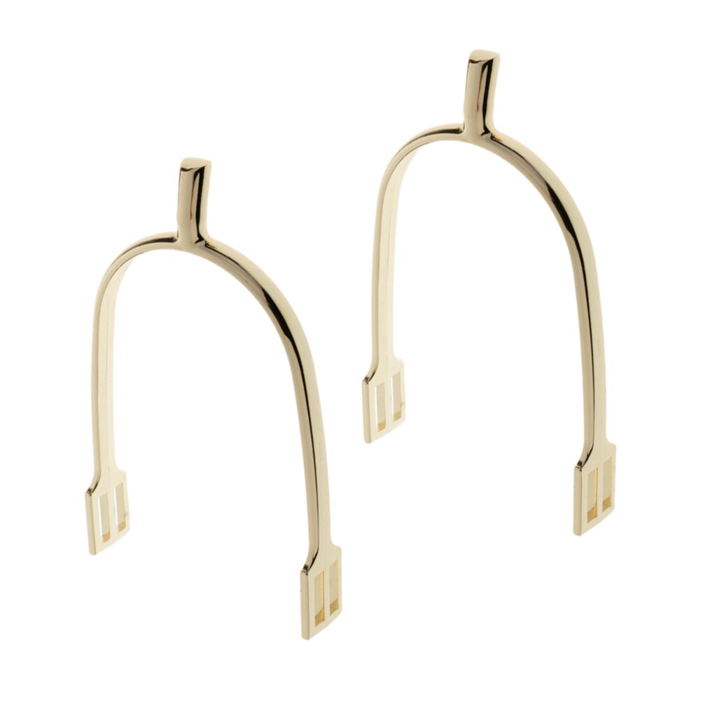 2x Pferdesporne Western Cowboy Spur Gravierte Stiefel für den