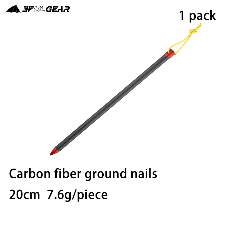 3f ul redskap 15.5 cm pinnar aluminiumspik spik för camping tält rep ultralätt tälttillbehör 5 st utrustning utomhusresor: C 20cm 1 st