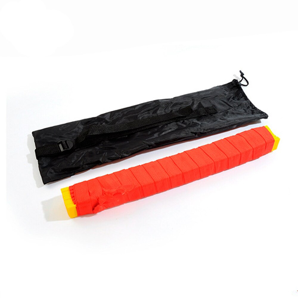 Agility ladder for football and football speed training with carrying bag, fitness equipment, ladder rungs, nylon straps