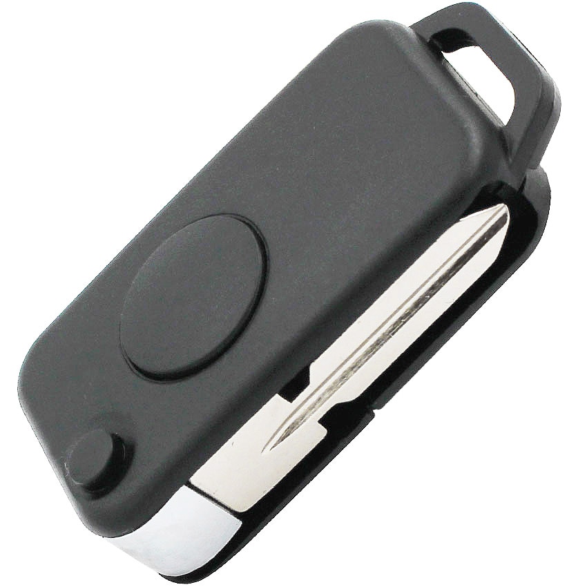 Clé télécommande (infrarouge) pour mercedes-benz A C E, 1 bouton, coque de clé, lame HU39, lame HU64