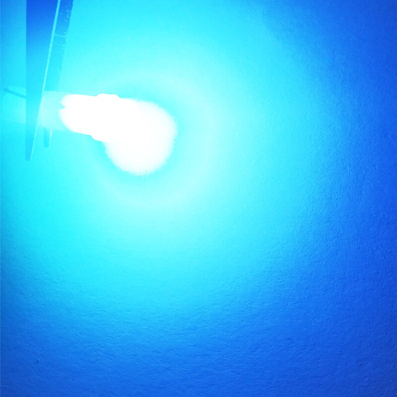 Luces LED T5 para Interior de coche, Bombilla de 4014 LED superbrillante para panel de instrumentos, w1.2 W W3 W, 10 unidades: Ice Blue