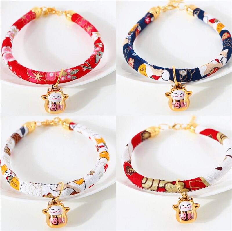 Collier pour chat, Super mignon, Style japonais, Shiba Inu, pour chien, avec clochette, accessoires, pendentif