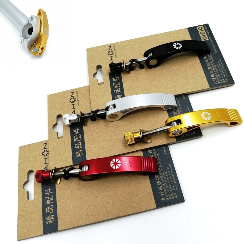 Faltrad Stamm schnell Freisetzung Hebel Elektro Fahrrad Klapp Stengel schnell Freisetzung Stange Legierung Schwarz verrotten Gold Silber Da- hon