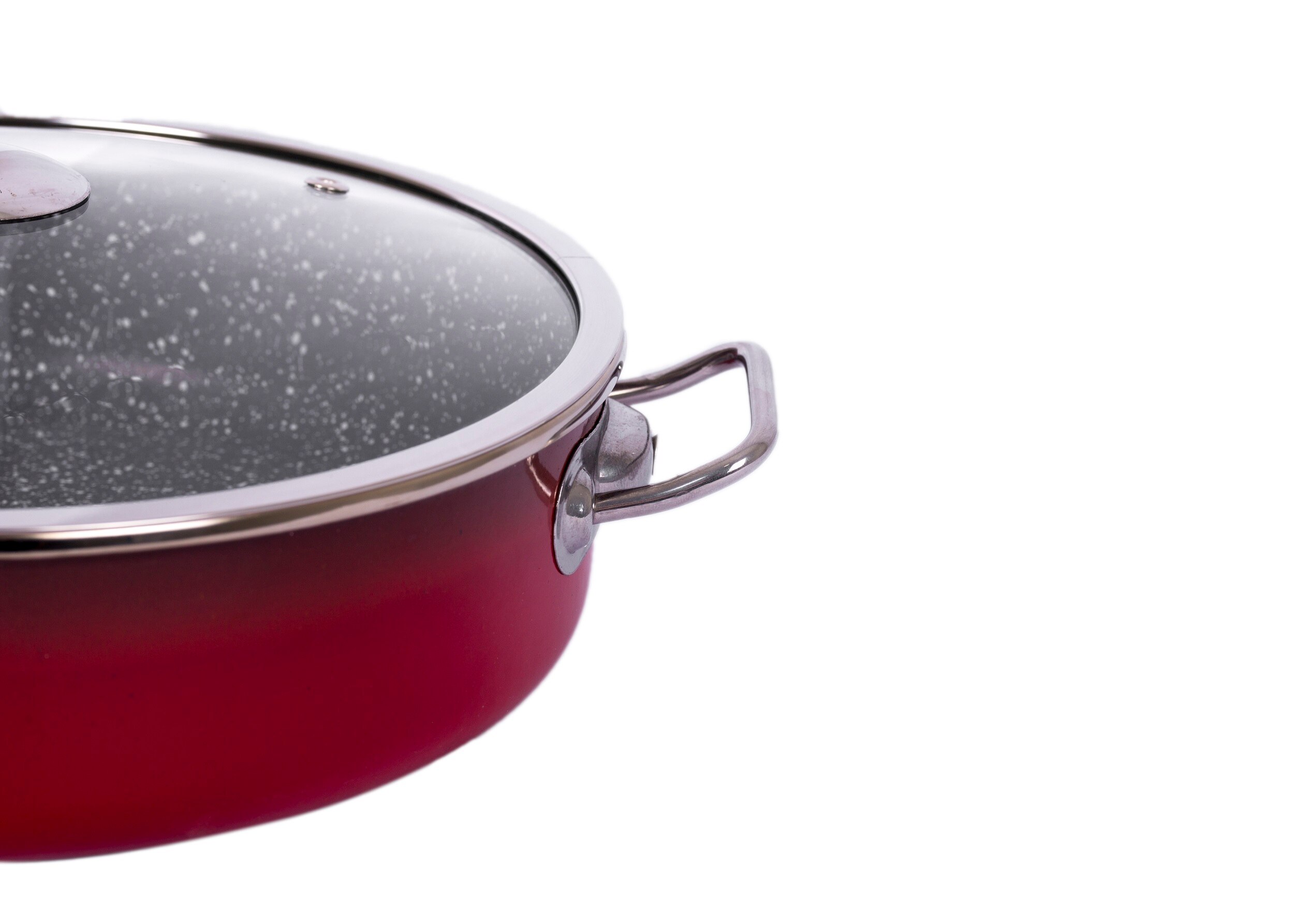 26cm granite stone pan casserole Korean cuisine large soup rice noodle stew pot saucepot saucepan granite cooking