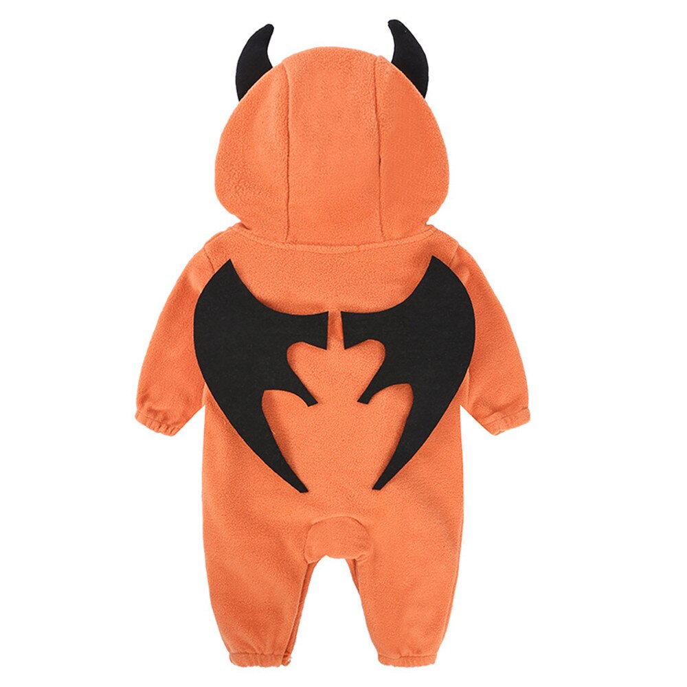 Guardkingdom-peleles de manga larga para bebés, disfraz de calabaza para Halloween, mono con capucha para gatear, ropa infantil de otoño