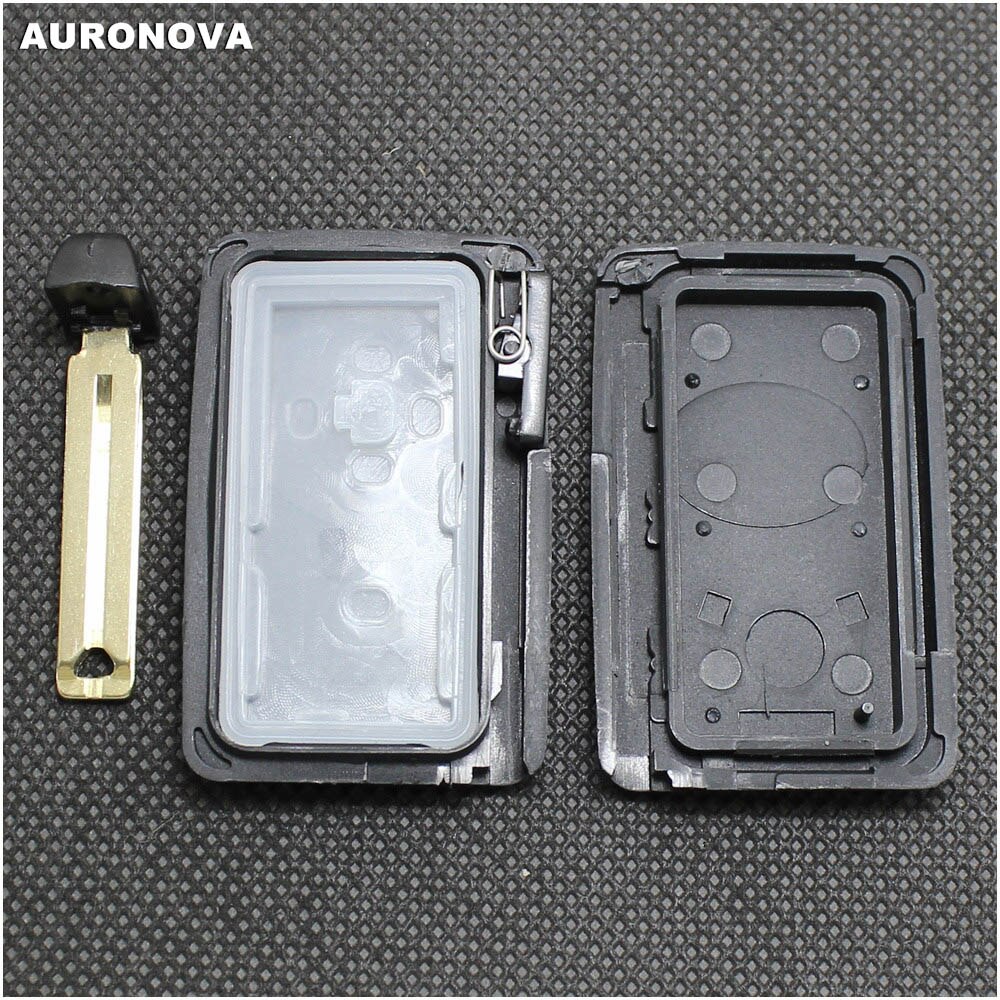 AURONOVA Replace Keyless Entry Key Shell for Toyota Reiz Rav4 Mark X Corolla Yaris 3 Buttons Remote Car Key Fob Case