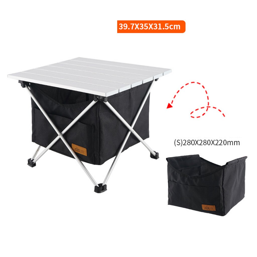 Mini Camping Tisch Faltbare Essen Schreibtisch Picknick BBQ Schreibtisch Laptop Unterstützung w/Hängen Tasche draussen Angeln Wandern Reise Garten Strand