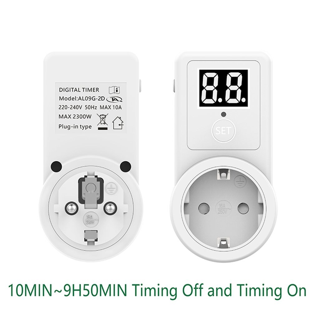 EU Plug Countdown Electronic Digital Timer Switch Kitchen Timer Outlet 230V 110V 7 Day 12/24 Hour Programmable Timing Socket