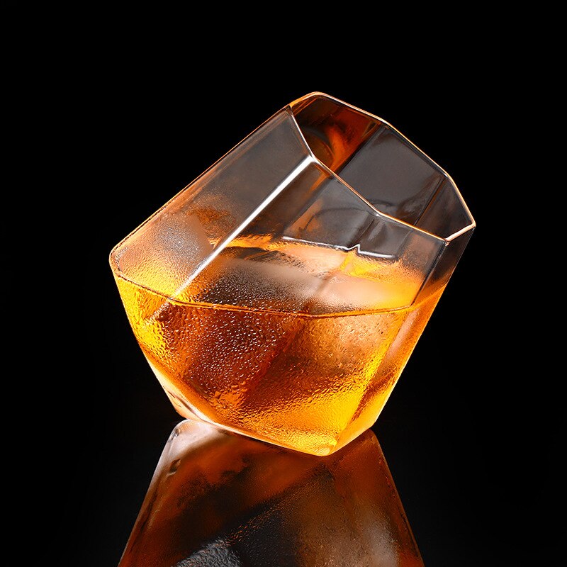340/525ml Crystal whisky Beer Glass Cup Wide Belly Whiskey Glass Drinking Tumbler Cocktail Wine Glass Vaso Nmd Whisky Brandy Cup