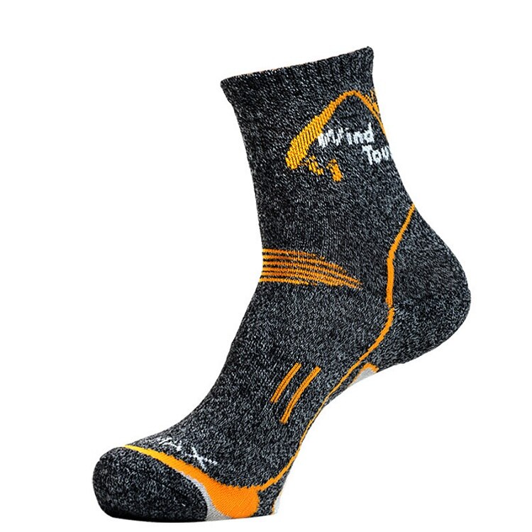 Men's Winter Warm CoolMax Socks Outdoor Sports Thermal Breathable Cycling Hiking Climbing Skiing Camping Women's Stocking VK012: Dark Gray