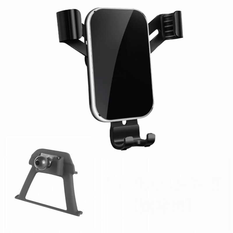 De atmosfeer auto dashboard telefoonhouder gps standaard voor geely boyue atlas auto styling accessoires: Zwart