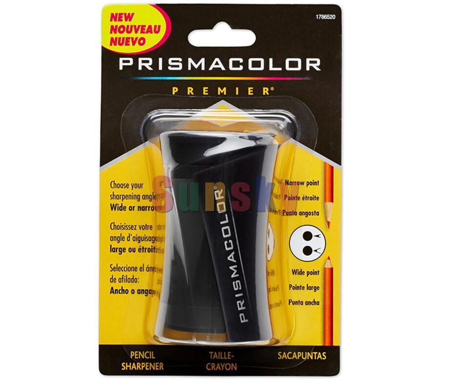 Prismacolor Premier Oily Colored Pencils 24/48/72/132/150 color Tin Box Set Soft Core Portrait Skin color: Pencil sharpener