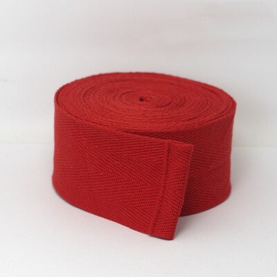 Cintura a spina di pesce in cotone da 4cm spedizione gratuita, cucitura e ghette in cotone spesso cintura da marcia lunga 6 metri: rosso