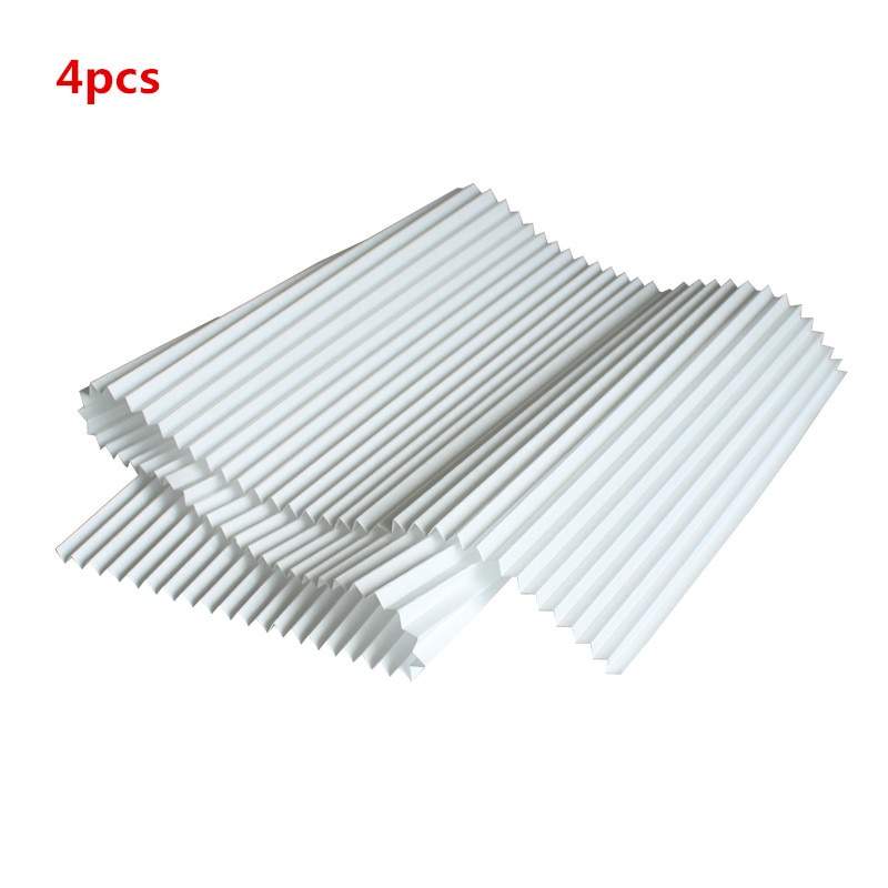 4pcs DIY Universal Filter PM2.5 and Haze to Cleaning 1200*290mm HEPA Filter Paper with Folding Filter Air Purifier Parts