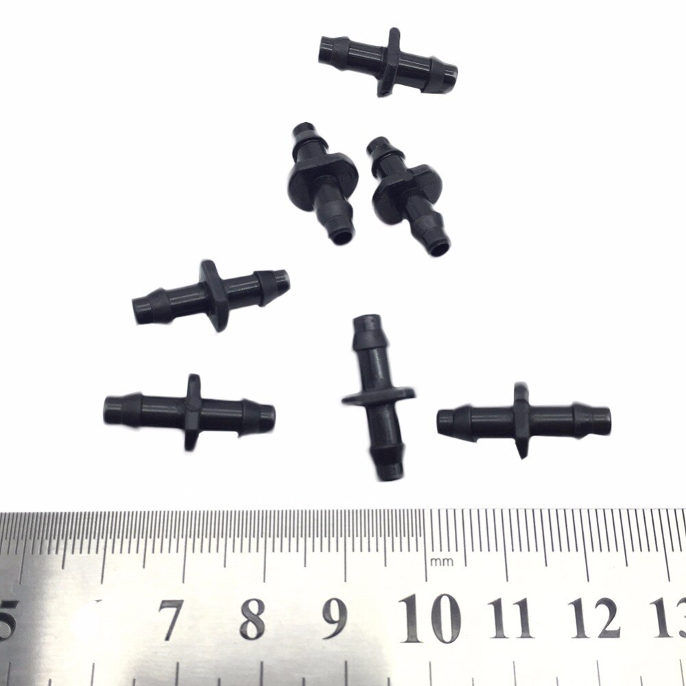 40 Pcs Water Connector Agrarische Irrigatie Tuin Gazon 1/4 &#39;Waterslang Connector Druppelsysteem Sluit 4/7mm Slang