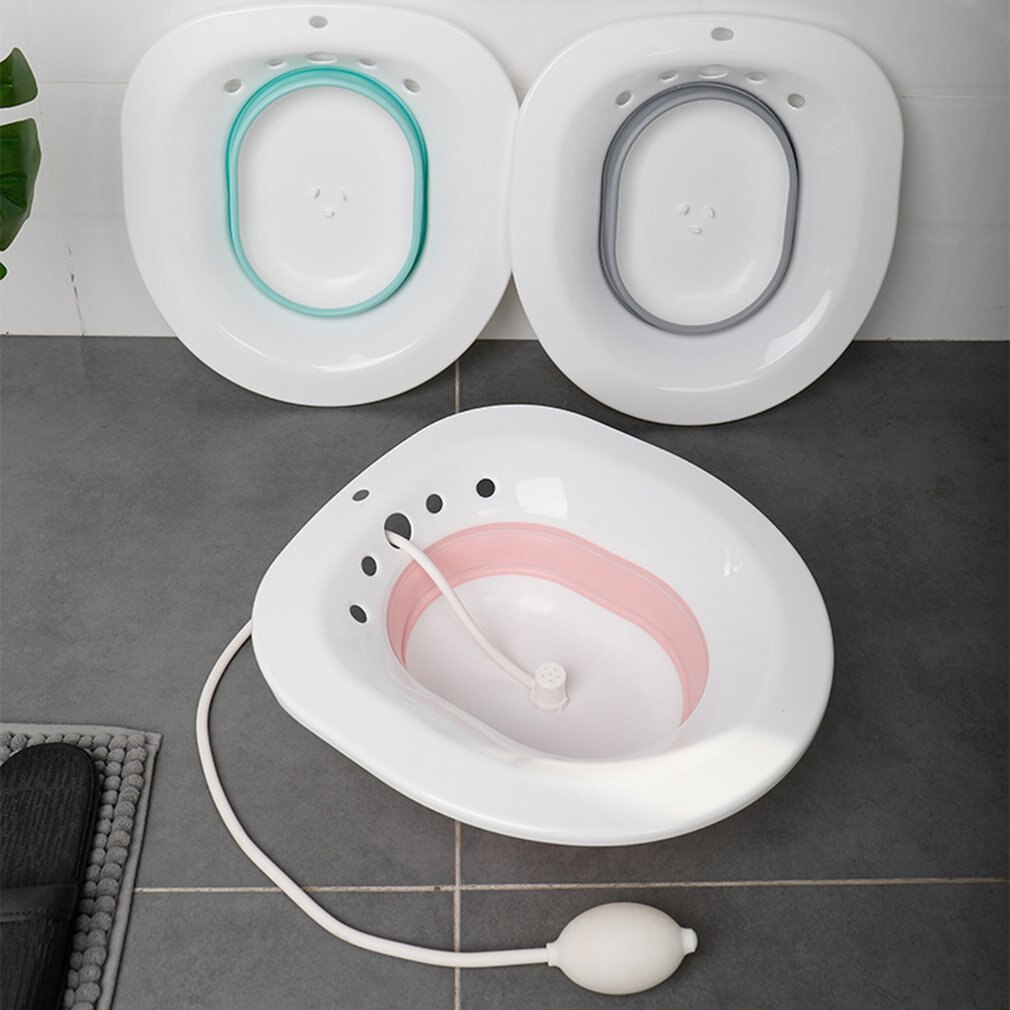 Woman Folding Bidet Portable Maternal Self Cleaning Female Private Parts Hip Irrigator Butt Wash Potty Child Adult Toilet