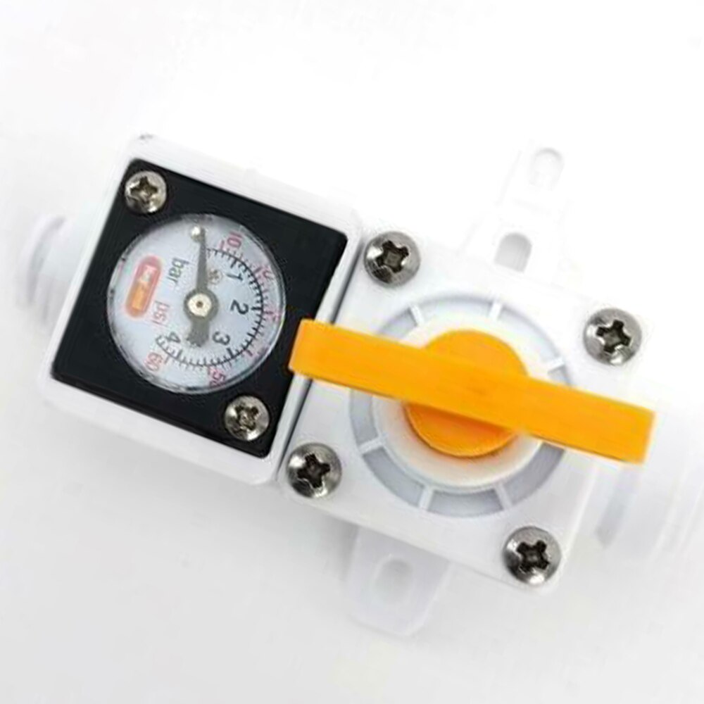 1 PC Beer Making Inline Regulator With Integrated Gauge Beer Making Inline Regulator For Water Or Gas CO2 Nitrogen Bar Tools
