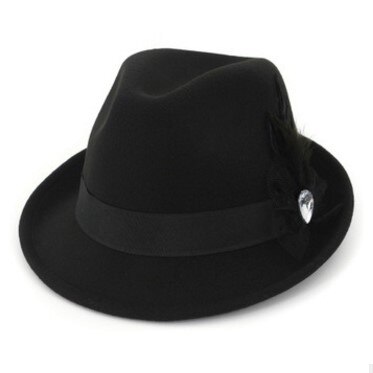 Siloqin panama damkeps höst och vinter trend #39 fedoras enkel fritidsfest för kvinna casquette: Svart
