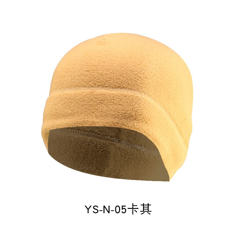 Casquette polaire extérieure, automne hiver laine mélanges doux bonnet tricoté hommes femmes chapeaux Ski casquettes bonnets couleur unie 12 couleurs: E