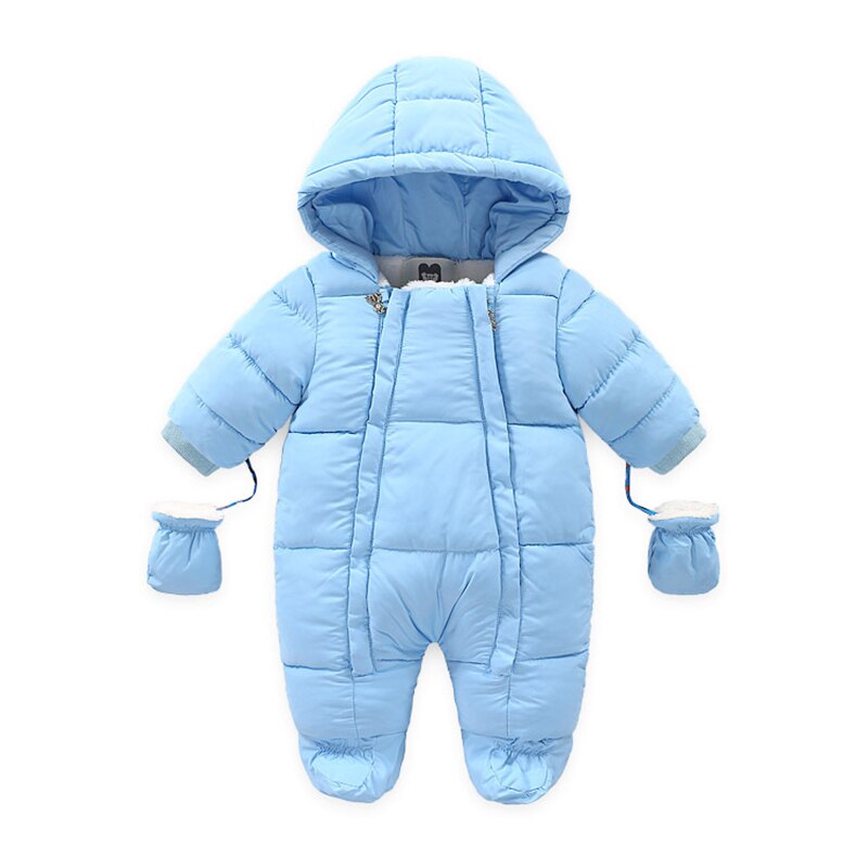 Baby Mädchen Kleidung Neugeborenen Winter Dicke Infant Langarm Kostüm Mantel Plus Samt Kleinkind Romper 6-18 Monthes