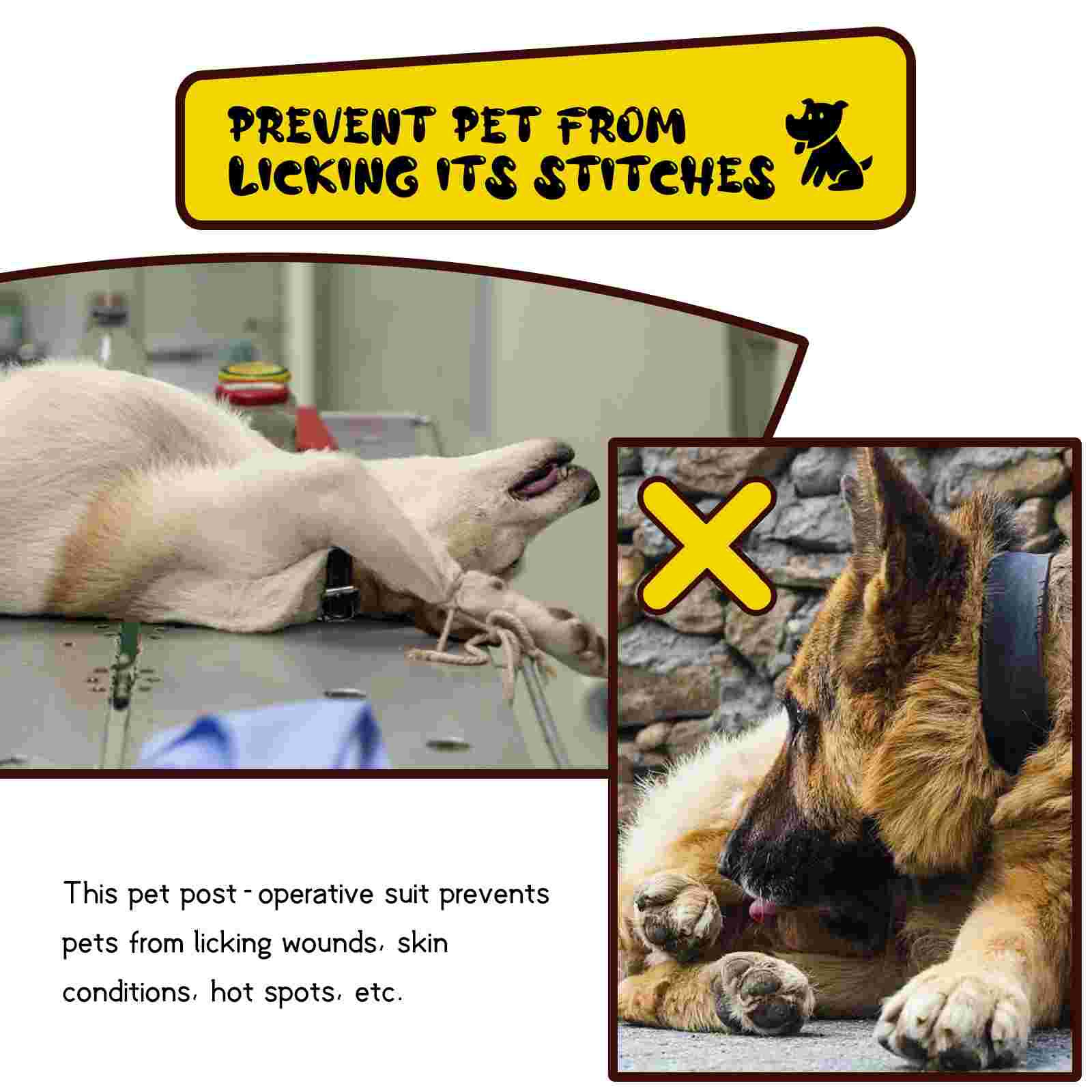 1pc Adorable Breathable Pet Skin Diseases Suit Pet Surgery Wear Dog Recovery Suit