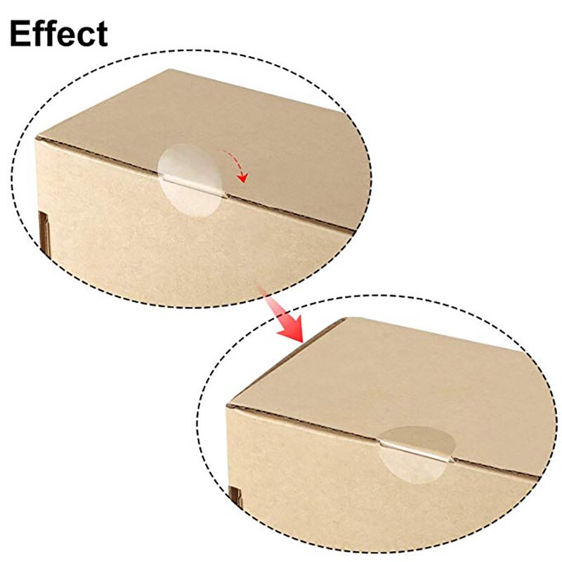 Circular Transparent Dicht Paste PVC Clip Label Aufkleber DIY Selbst-Klebe Dicht Paste