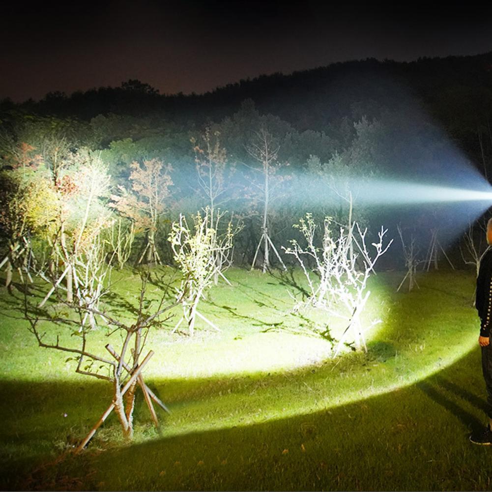 XLM – lampe de poche LED Super lumineuse L2/P70, forte mise au point, longue portée, Rechargeable, étanche, éclairage d&#39;extérieur