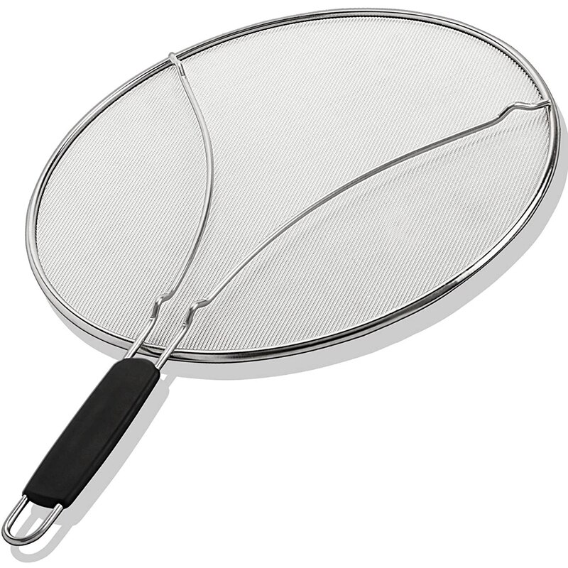 13 Inch Grease Splatter Sn for Frying Pan, Protects Skin From Burns, Splatter Guard for Cooking, Keeps Kitchen Clean
