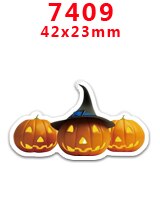 Diy askartelutarvikkeet halloween-painetut tasaselkäiset tasomaiset hartsit 30 kpl. pr -1191-9804: Pr -7409