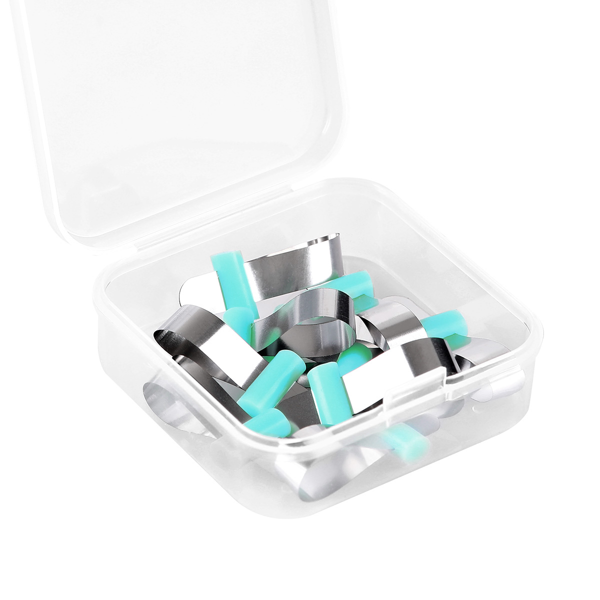 AZDENT-Hoja de formación Dental, Material de matriz de dentista de Matrice de poliéster contorneado Seccional de ortodoncia para dientes frontales: Rosa