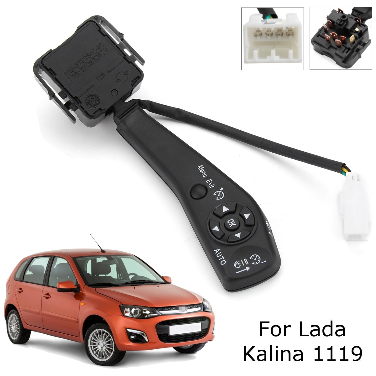 1119-3709340-20 auton tuulilasinpyyhkijän painikekytkin vipuvarren vaihto lada kalina 1118-3709305ty:lle