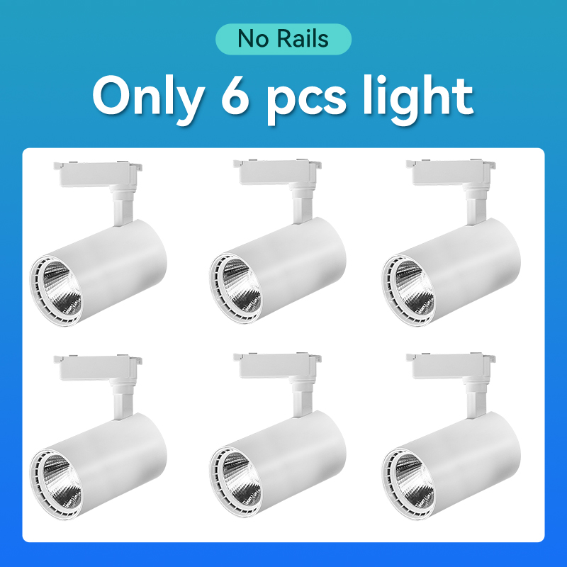 Led-railverlichtingsset, 110v rails, 3 kleuren, veranderbare plafond- en wandlampen, railspots, led-spots voor kledingwinkels: Donkerrood / Zwart