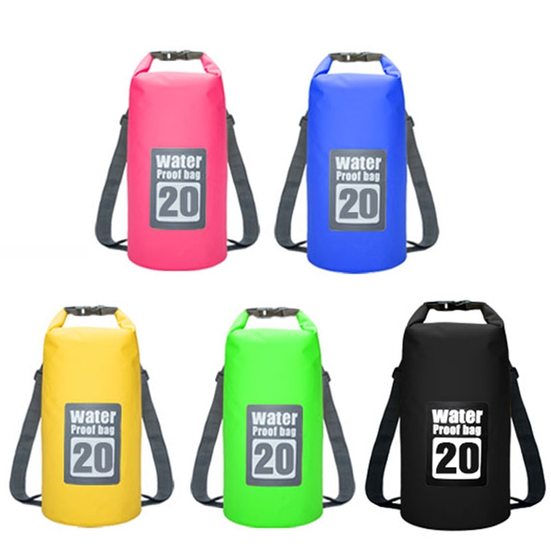 5l/10l/15l/20l/30l waterdichte pvc-tassen, droge tas, waterdichte rugzak, sporttas, rafting, zwemrugzak, ondoordringbare droge tas