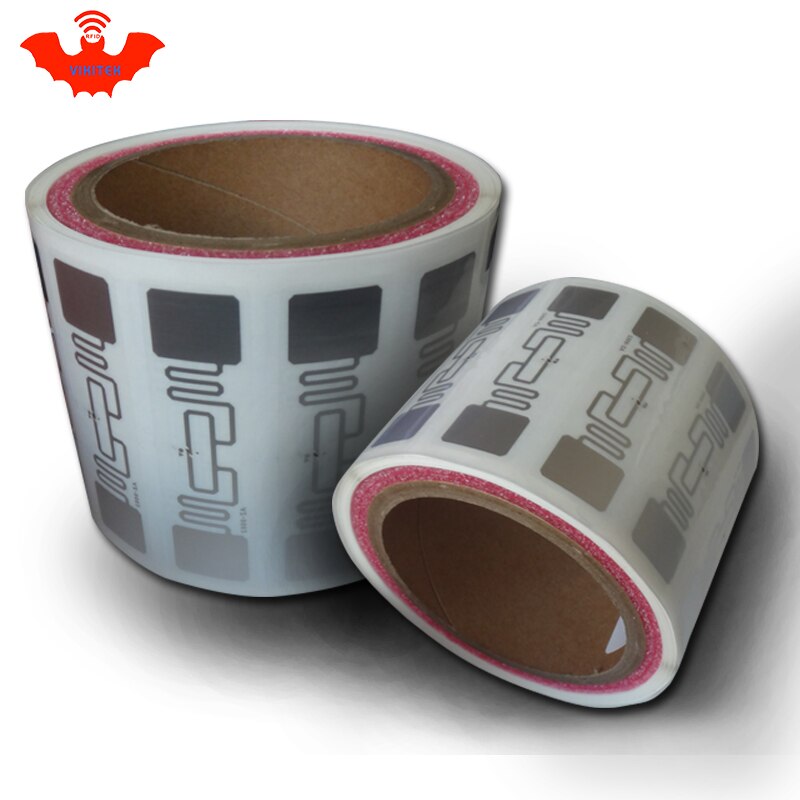 Uhf Rfid Tag Epc 6C Sticker Alien 9662 Natte Inlay 915mhz868mhz860-960MHZ Higgs3 100 Stuks Adhesive Passieve Rfid Label