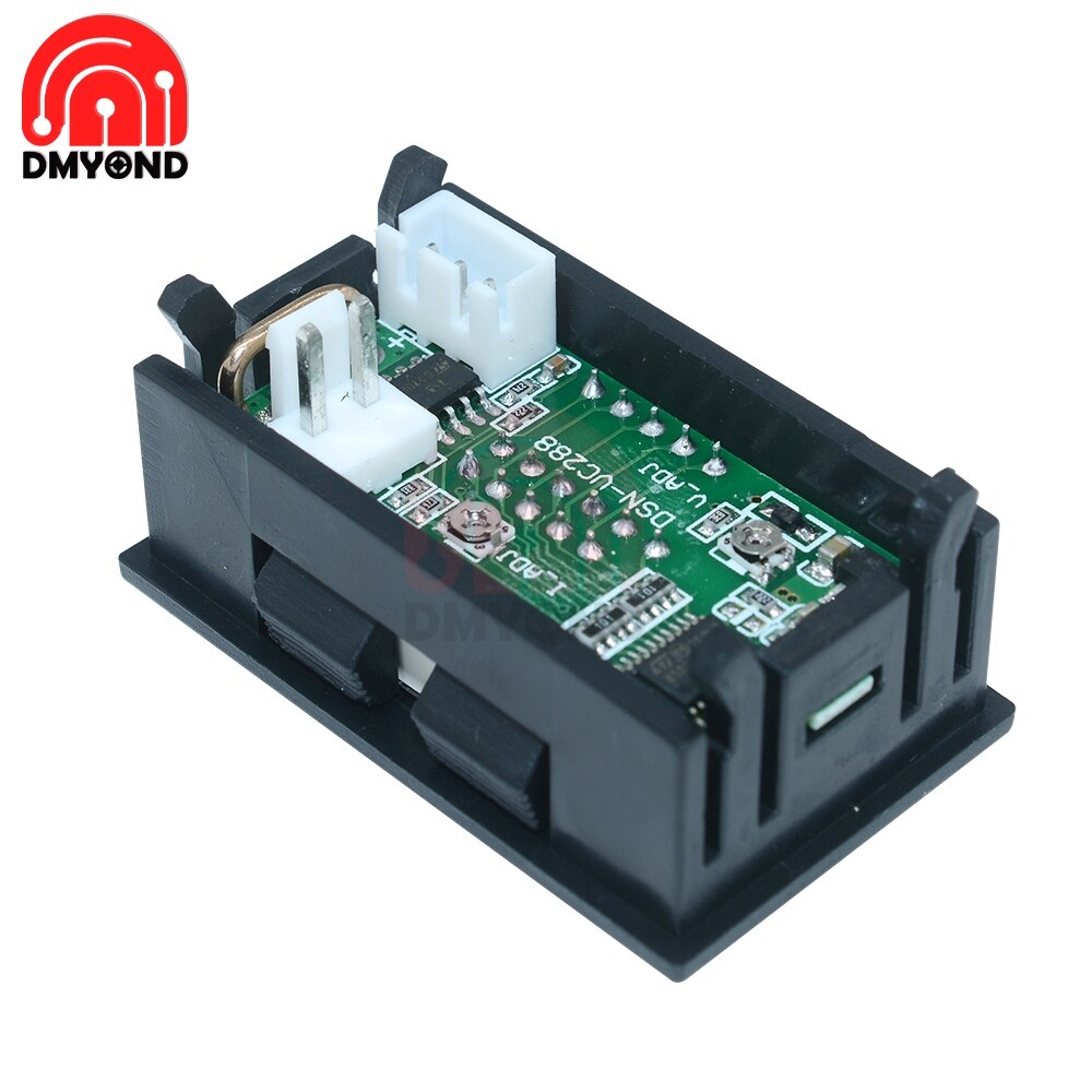 DC 100V 10A Digital Mini Voltmeter Ammeter Panel Voltage Volt Current Meter Tester Green Green Dual LED Display Amp