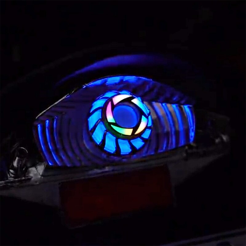 Motorrad LED Brems Lampe Rücklicht Engel Auge Licht Bremslicht Motorrad Bunte Licht Lampe Für Motorrad Lampe Zubehör